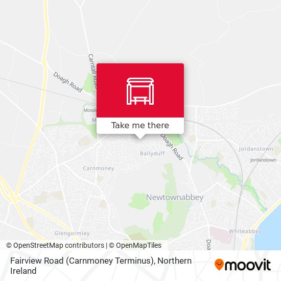 Fairview Road (Carnmoney Terminus) map