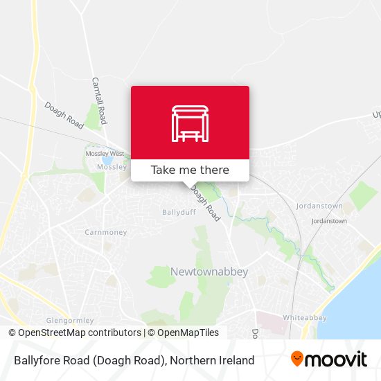 Ballyfore Road (Doagh Road) map