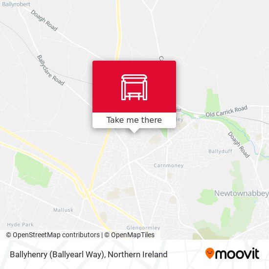 Ballyhenry (Ballyearl Way) map