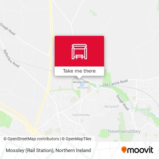 Mossley (Rail Station) map