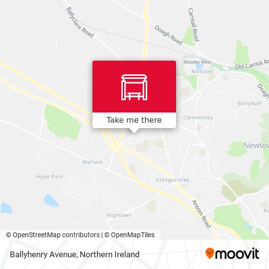 Ballyhenry Avenue map
