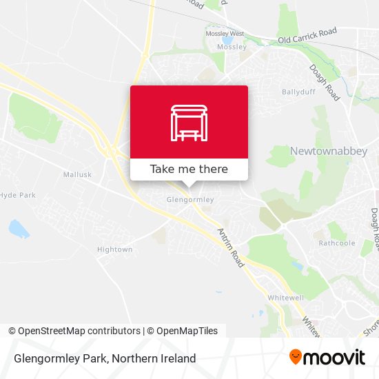 Glengormley Park map
