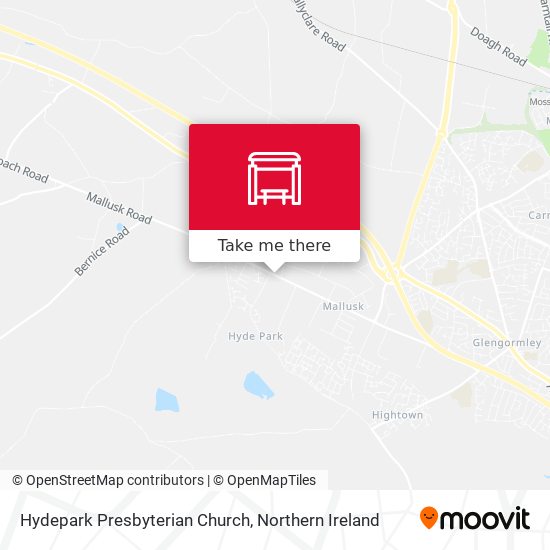 Hydepark Presbyterian Church map