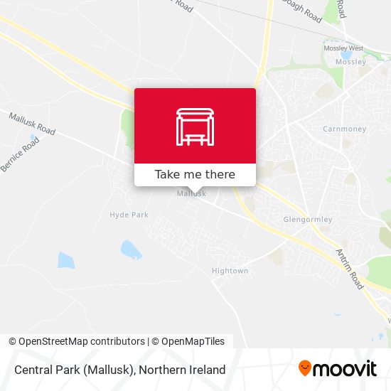 Central Park (Mallusk) map