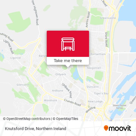 Knutsford Drive map