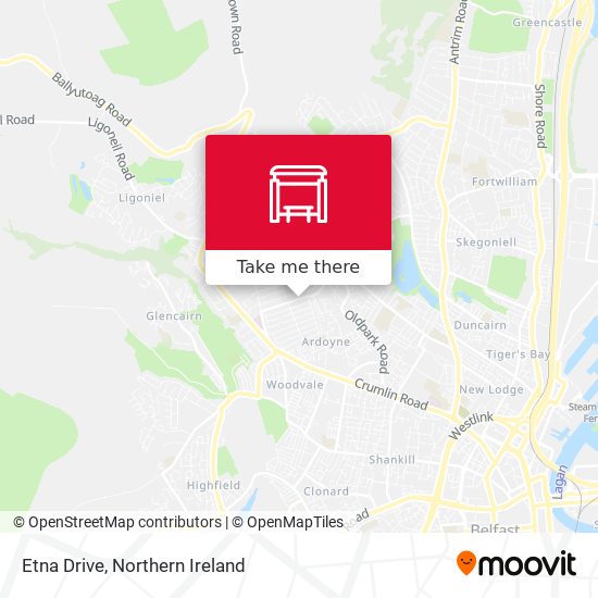 Etna Drive map