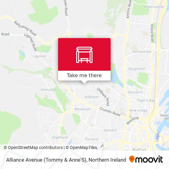 Alliance Avenue (Tommy & Anne'S) map