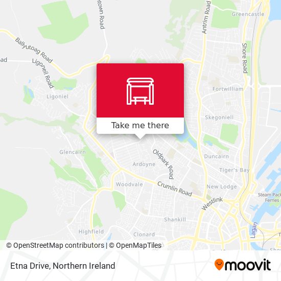 Etna Drive map