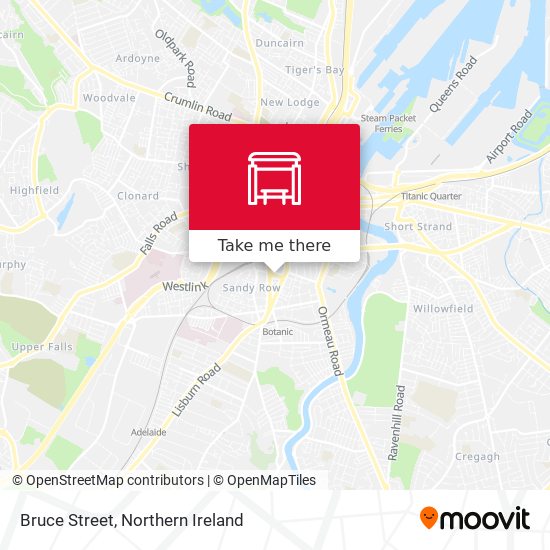 Bruce Street map