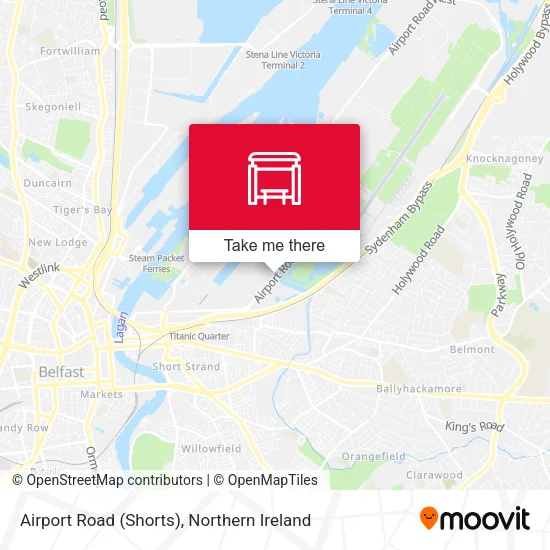 Airport Road (Shorts) map