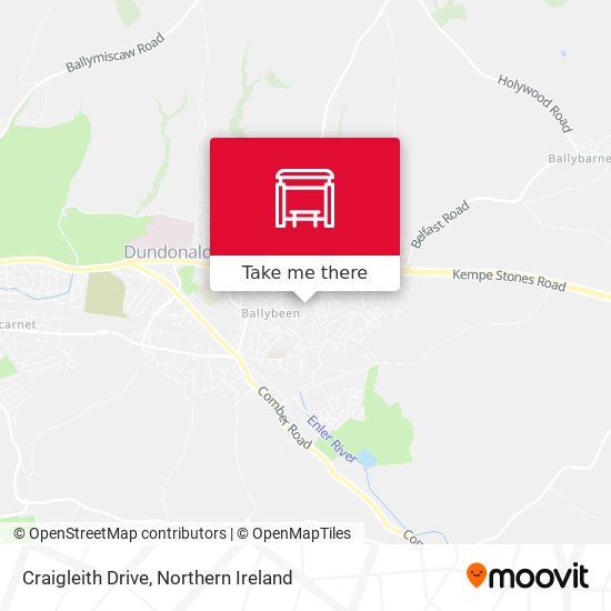 Craigleith Drive map