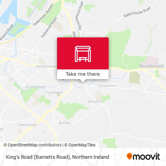 King's Road (Barnetts Road) map