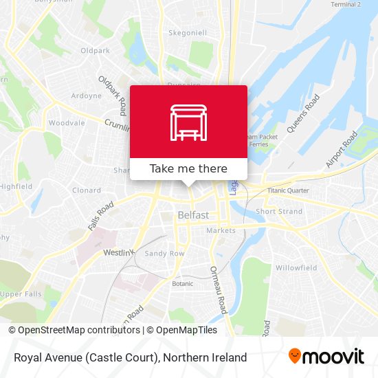 Royal Avenue (Castle Court) map