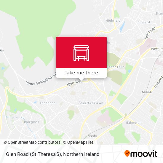 Glen Road (St.Theresa'S) map
