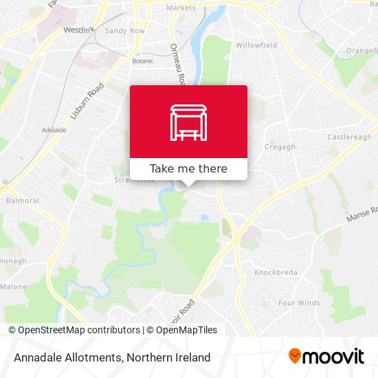 Annadale Allotments map