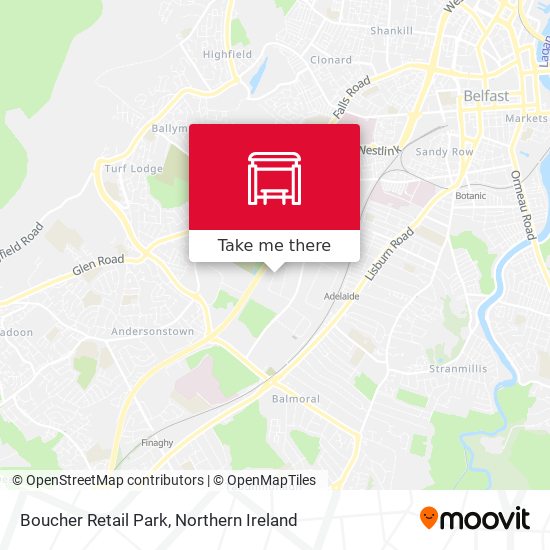 Boucher Retail Park map