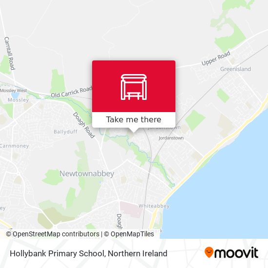 Hollybank Primary School map