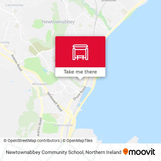 Newtownabbey Community School map