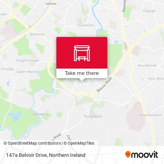 147a Belvoir Drive map