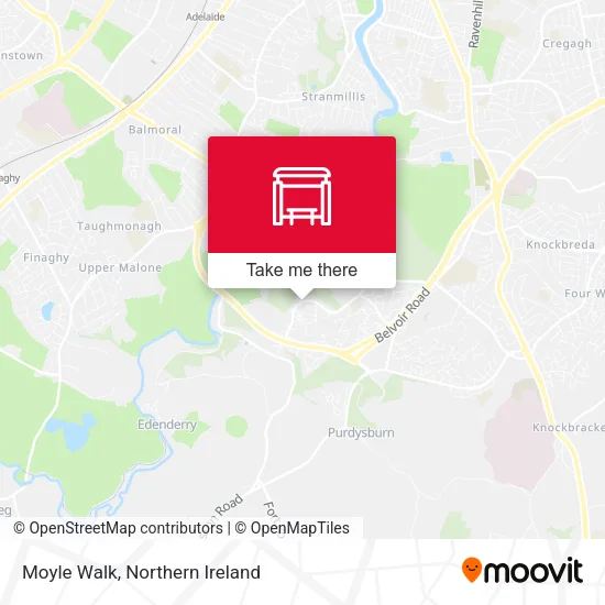 Moyle Walk map