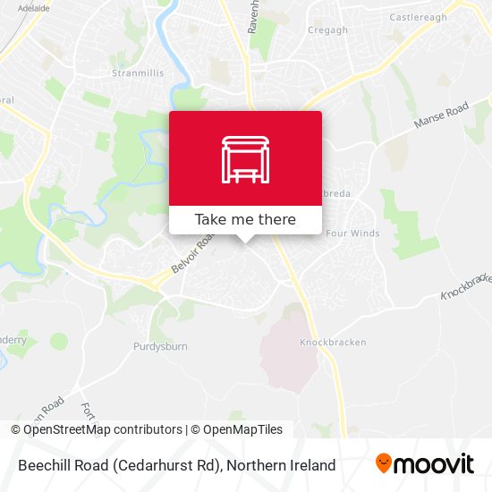 Beechill Road (Cedarhurst Rd) map