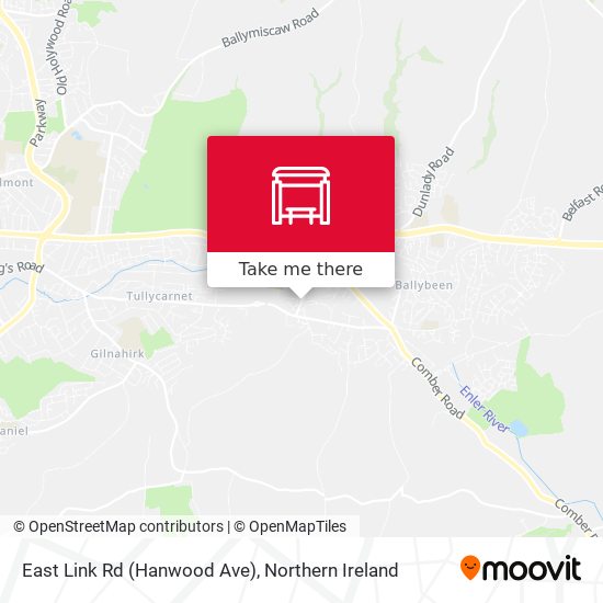 East Link Rd (Hanwood Ave) map