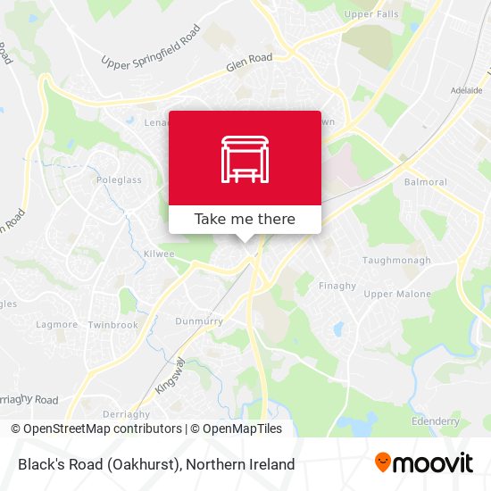Black's Road (Oakhurst) map