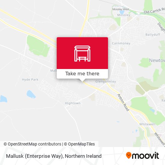 Mallusk (Enterprise Way) map