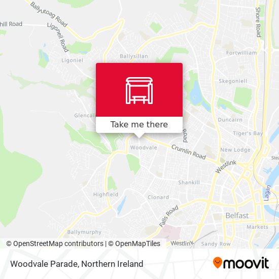 Woodvale Parade map