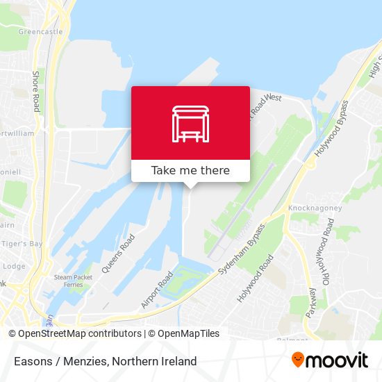 Easons / Menzies map