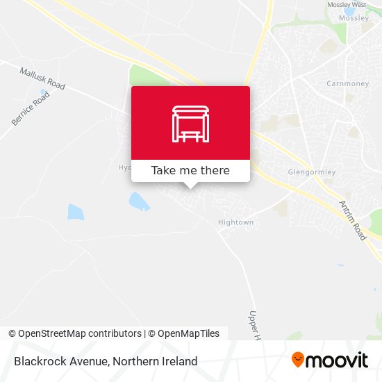 Blackrock Avenue map