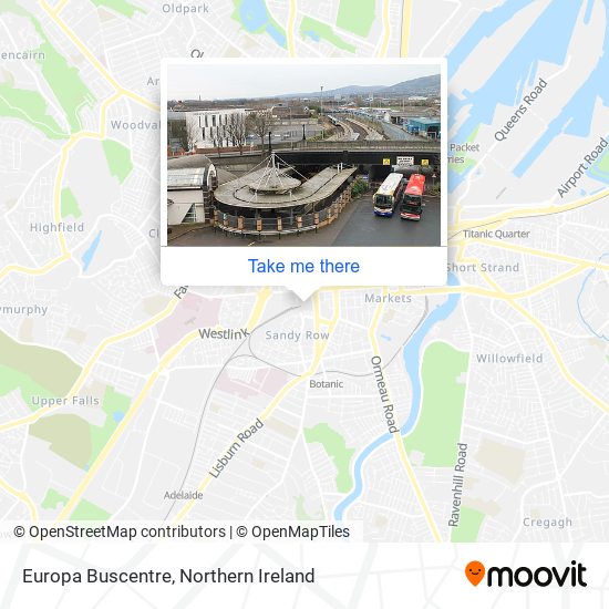 Europa Buscentre map