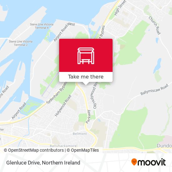 Glenluce Drive map