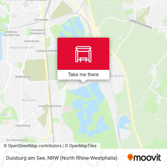 Duisburg am See map