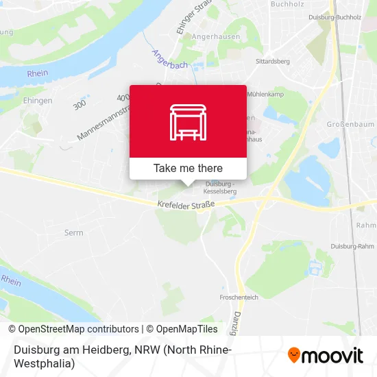 Duisburg am Heidberg map