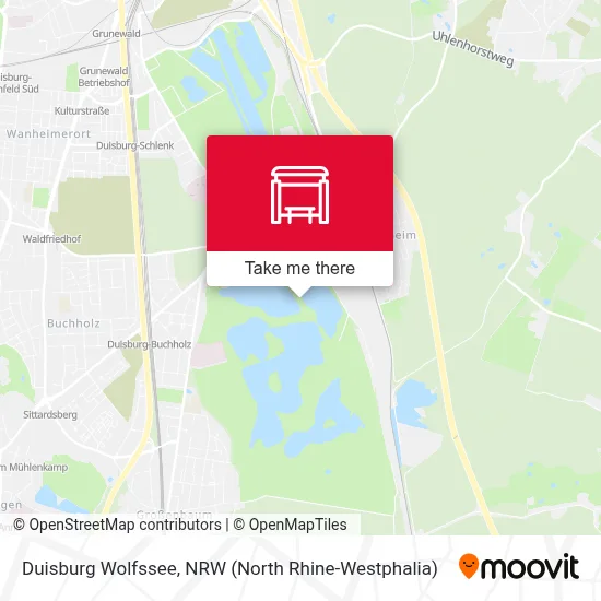 Duisburg Wolfssee map