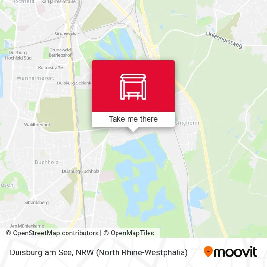 Duisburg am See map