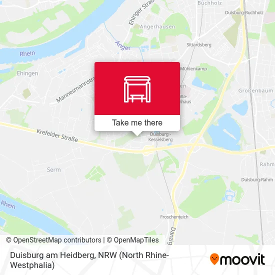 Duisburg am Heidberg map