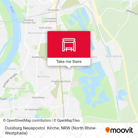 Duisburg Neuapostol. Kirche map