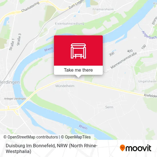 Duisburg Im Bonnefeld map