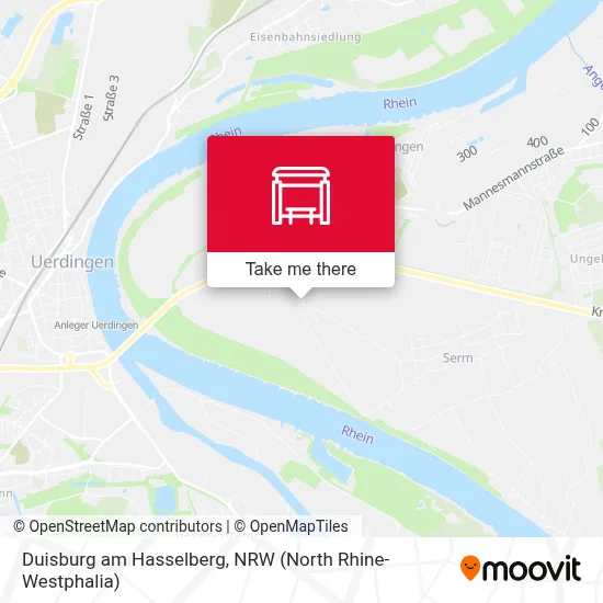 Duisburg am Hasselberg map