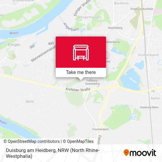 Duisburg am Heidberg map