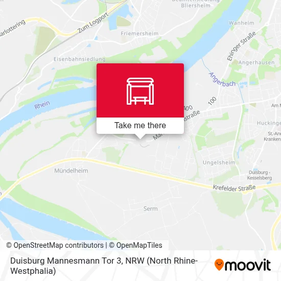 Duisburg Mannesmann Tor 3 map