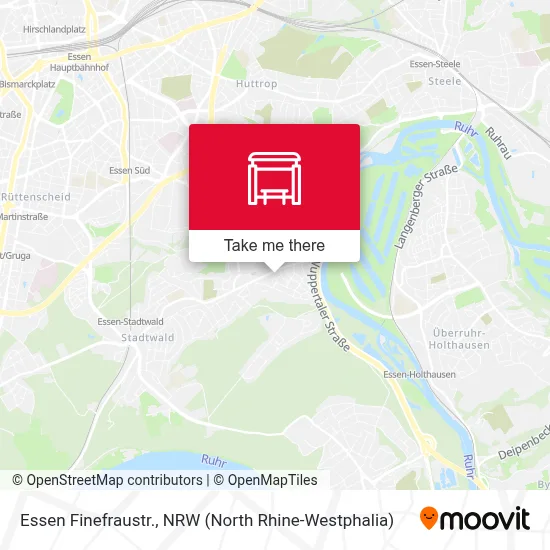 Essen Finefraustr. map