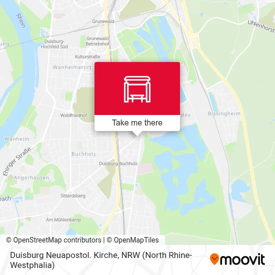 Duisburg Neuapostol. Kirche map