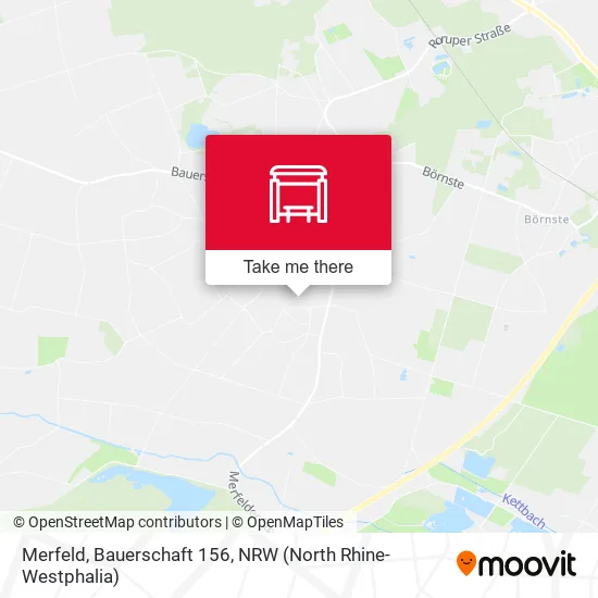 Карта Merfeld, Bauerschaft 156