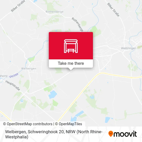 Welbergen, Schweringhook 20 map
