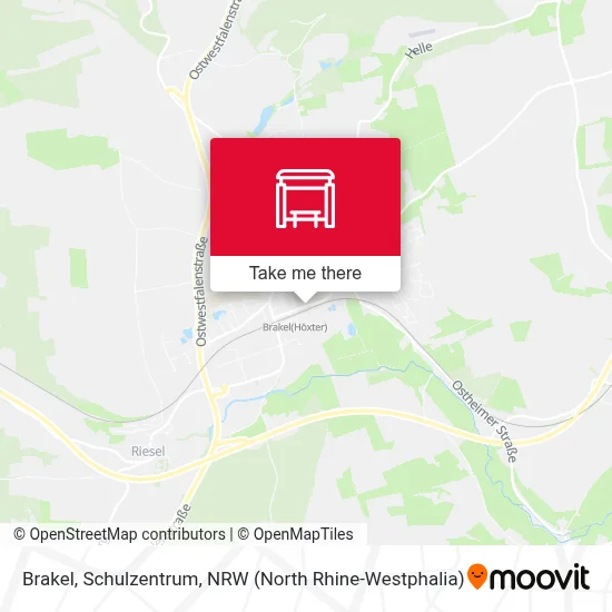 Brakel, Schulzentrum map
