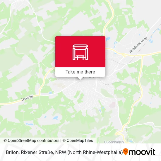 Brilon, Rixener Straße map