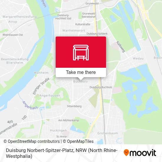Duisburg Norbert-Spitzer-Platz map